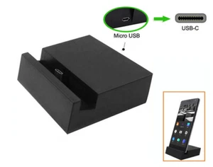 Micro USB to Type-C USB-C Dock Base Cradle For HTC 10 Huawei Nova /Plus Nova+ - Bild 1 von 9