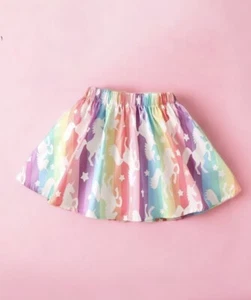 Summer multicoloured Unicorn Rainbow Skirt - Picture 1 of 1