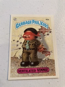 1985 Garbage Pail Kids series 2 - Ventilated Vinnie - 82b sticker - Picture 1 of 2