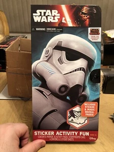 Star Wars Disney Storm Trooper Sticker Activity Fun Portfolio Play Set - Picture 1 of 2
