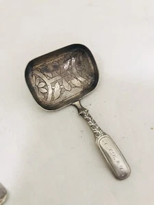 Tea Caddy Spoon Sterling Silver London Joseph Taylor 1817 - Picture 1 of 6