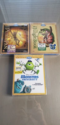 Monsters University Ult Collect Ed 3D Blu-ray, Peter P, Jungle Book READ - Image 1 of 3