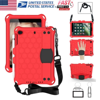 2025 NEW Shockproof Case For iPad 11th 10th 9th 8th 7th Gen A16 W/Shoulder Strap - Image 1 of 4