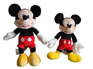 Authentisches Walt Disney Mickey Mouse Plüschtier 8"" und 10"" groß - Bild 1 von 4