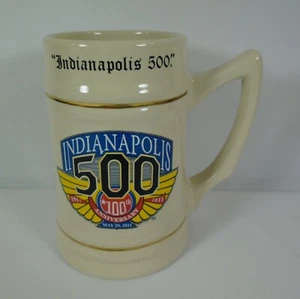 2011 Indy 500 Beer Stein Mug Winner Dan Wheldon Indianapolis Motor Speedway - Picture 1 of 8
