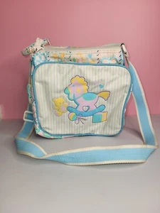 Vintage Evenflo Diaper Bag Small Pastel Baby Rocking Horse Cute - Picture 1 of 20