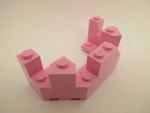 LEGO Castle Turret Top 4x8x2 1/3 Bright Pink Réf 6066 Set 10656 10668 - Imagen 1 de 2