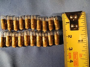 LOT Of 20 325 Bulbs 3V .19A 0.57W Incandescent Special Screw Base (NOS) - Picture 1 of 4