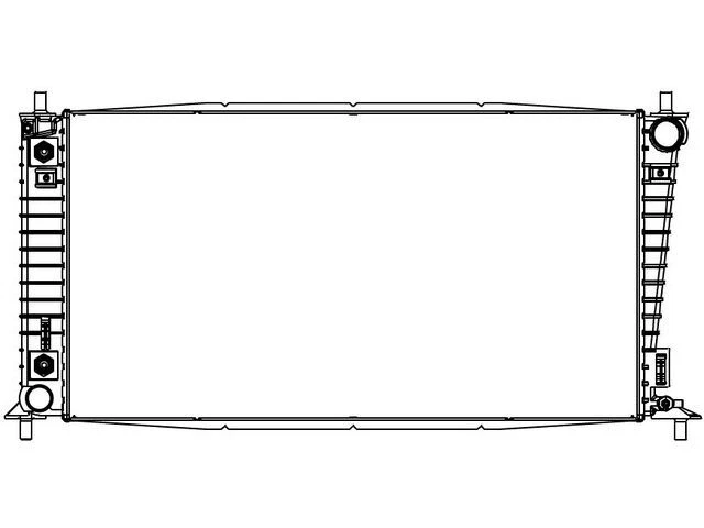 适用于 2005 - 2008 福特 F150 散热器 41894KYKW 2006 2007 — 第 1/2 张图片