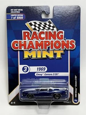 Chevy Camaro Z 28 1969 Escala 1:64 Racing Champions Mint RC013 - Imagen 1 de 4