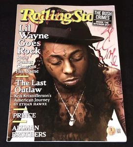 Lil Wayne signed Autogramm Magazin Beckett Carter Weezy Rapper Rolling Stone - Bild 1 von 6