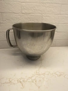 KitchenAid 5 Qt Stainless Steel Mixing Bowl with handle KSM150 Mixer Replacement - Picture 1 of 5