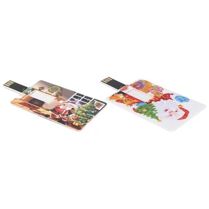 USB Flash Drive USB2.0 Cute Funny Santa Claus Memory Stick Data Storage Chris CB - Bild 1 von 40