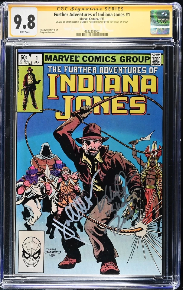 The Further Adventures of Indiana Jones #1 CGC 9.8 firmado por Quan & Allen Foto 1 de 1