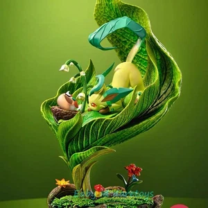 Leafeon Statue 1/10 Elf Figure Grass Type Series Anime Model Collection - Picture 1 of 2