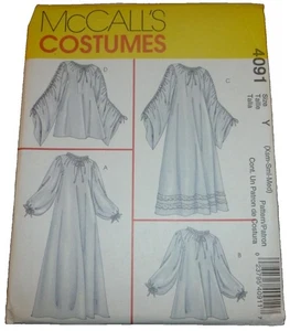 Victorian Edwardian Historical Renaissance Chemise Costume Sewing Pattern 4-14 - Picture 1 of 3
