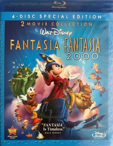 Fantasia / Fantasia 2000 (Four-Disc Blu-ray/DVD Combo) - Picture 1 of 1