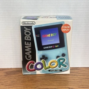 Seltener GameBoy Color Ice Blue Nintendo Box und Einsatz nur Japan Exklusiv - Bild 1 von 10