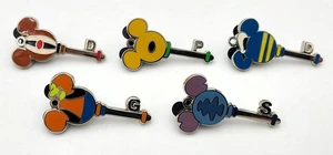 Disney Mickey Mouse PWP Figur Schlüssel Sammlung - Menge 5 - LR - Kostenloser Versand - Bild 1 von 4