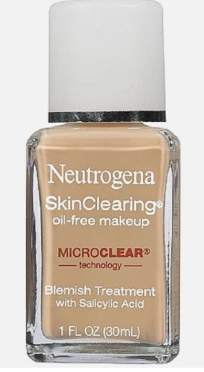 Neutrogena SkinClearing Oil-Free Makeup Blemish Treatment Buff #30 / 1 fl oz - Image 1 of 1