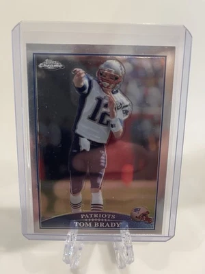 2009 Topps Chrome - Tom Brady #TC70 White Jersey 2x Card Lot - Image 1 of 4