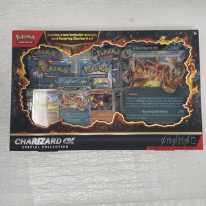 Juego de cartas coleccionables Pokémon sellado Charizard Ex - Caja de colección especial - 5 paquetes de refuerzo - Imagen 1 de 7