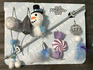 Posh Paws Holiday 6pc Cat Teaser Set - Picture 1 of 6