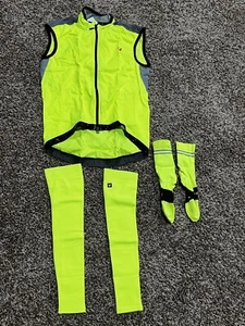 Bontrager Cycling Vest, Arm Warmers, and Trek Socks - Picture 1 of 6