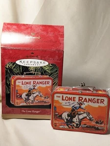Vintage 1997 Lone Ranger Brotdose Hallmark Andenken Ornament Neu im Karton Miniatur - Bild 1 von 12