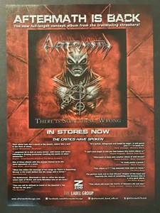 AFTERMATH "There Is Something Wrong" Thrash Metal ~ Magazine Print/Promo Ad 2019 - Bild 1 von 1