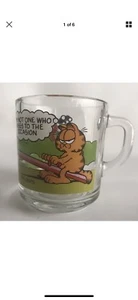 1978 McDonald’s Garfield And Odie Promo Glass - Picture 1 of 6
