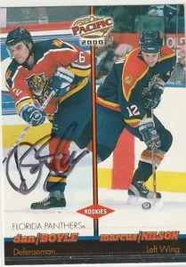 Dan Boyle signed 1999-00 Pacific Rookie RC Panthers Autogramm Lightning Sharks - Bild 1 von 1