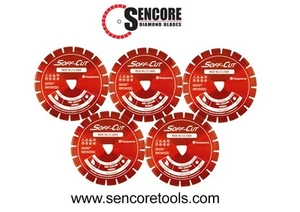 Husqvarna Excel 3000 5.5" Red Soff Cut Ultra Early Entry Diamond Blade (5pk) - Picture 1 of 1