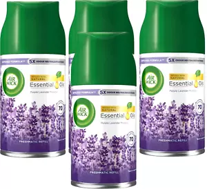 4 x Air Wick Freshmatic Refill Purple Lavender Meadow 250ml Automatic Spray - Picture 1 of 6