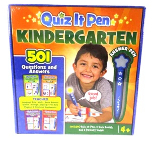 Quiz It Pen Kindergarten: 501 Questions and Answers Paperback FACTORY SEALED - Picture 1 of 4