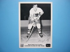 1970/71 ROYAL BANK LEO'S LEADERS VANCOUVER CANUCKS NHL PHOTO DARRYL SLY SHARP!!