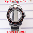 40Mm Nh35  Watch Cases Strap 316L Stainless Steel For Nh36 Movement 28.5Mm Dial