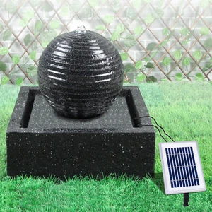 FUENTE SOLAR SOLAR FUENTE DE JARDÍN FUENTE DECORATIVA BOMBA SOLAR JUEGO DE AGUA BOMBA DE ESTANQUE - Imagen 1 de 7