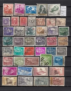 FRANCOBOLLI STAMPS LOTTO SPAGNA USATI (L20105) - Picture 1 of 1