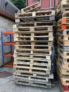 Used Euro & Heavy Duty & irregular wooden pallets collection only TN38 Hastings - Picture 1 of 3