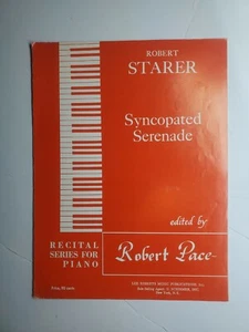 robert starer syncopated serenade sheet music for Piano rare - Picture 1 of 3