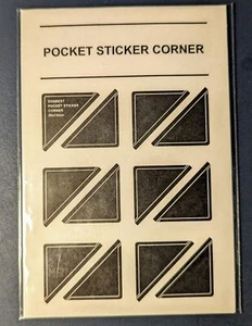 Clear Self-Adhesive Corner Pockets For Photos,Pictures.5 Pack(360) 1 x 3/4 x 3/4 - Picture 1 of 2