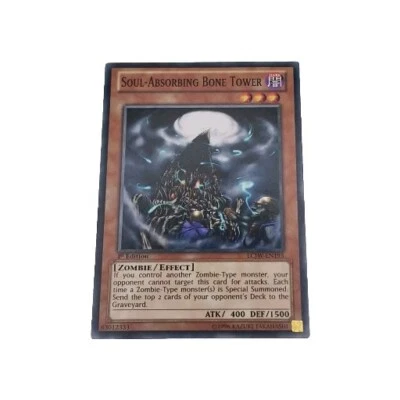 Yu-Gi-Oh! Soul-Absorbing Bone Tower LCJW-EN195 Legendary Collection 4: Joey's Wo - Image 1 of 4