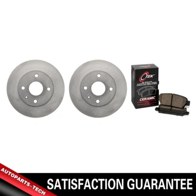 Centric передние тормозные диски и керамические тормозные колодки 3 шт для Mazda Protege 1999 2000 - Изображение 1 из 4