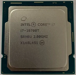 Intel Core i7-10700T 10a generazione 2,0 GHz (turbo 4,5 GHz) 8 core 16 M LGA-1200 SRH6U - Foto 1 di 2