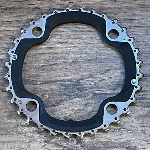 Shimano Deore XT FC-M770 32-AE 4 Bolt 104 BCD 10 Speed Triple 32 Tooth Chainring - Picture 1 of 3