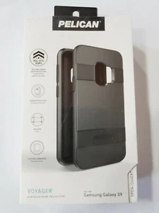Pelican Voyager Series Case With Holster For Samsung Galaxy S9 ONLY Black - Picture 1 of 3