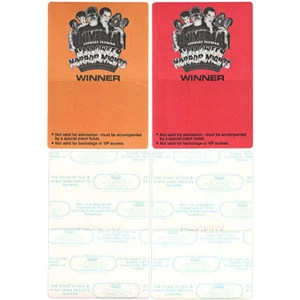 Set of 4 Vintage 1992 Universal Studios Halloween Horror Nights Winner Cloth NOS - Picture 1 of 1