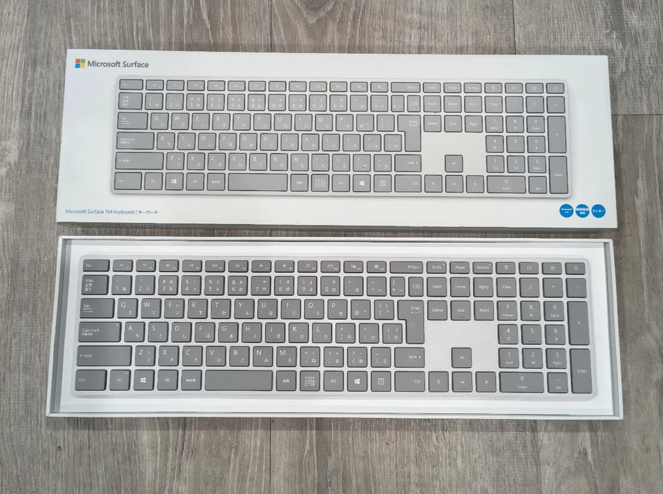 Microsoft Surface Wireless Keyboard Silver English QWERTY and Japanese - Image 1 of 1