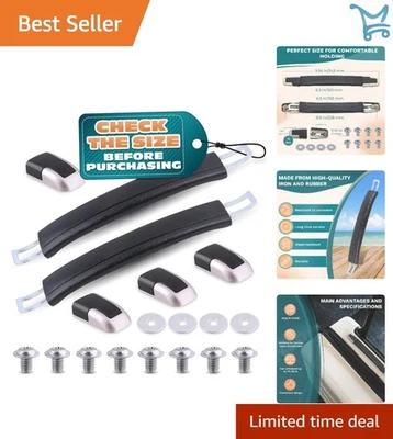 Repuesto de manija de equipaje correa de plástico para maleta de repuesto negro 8,8 Foto 1 de 4